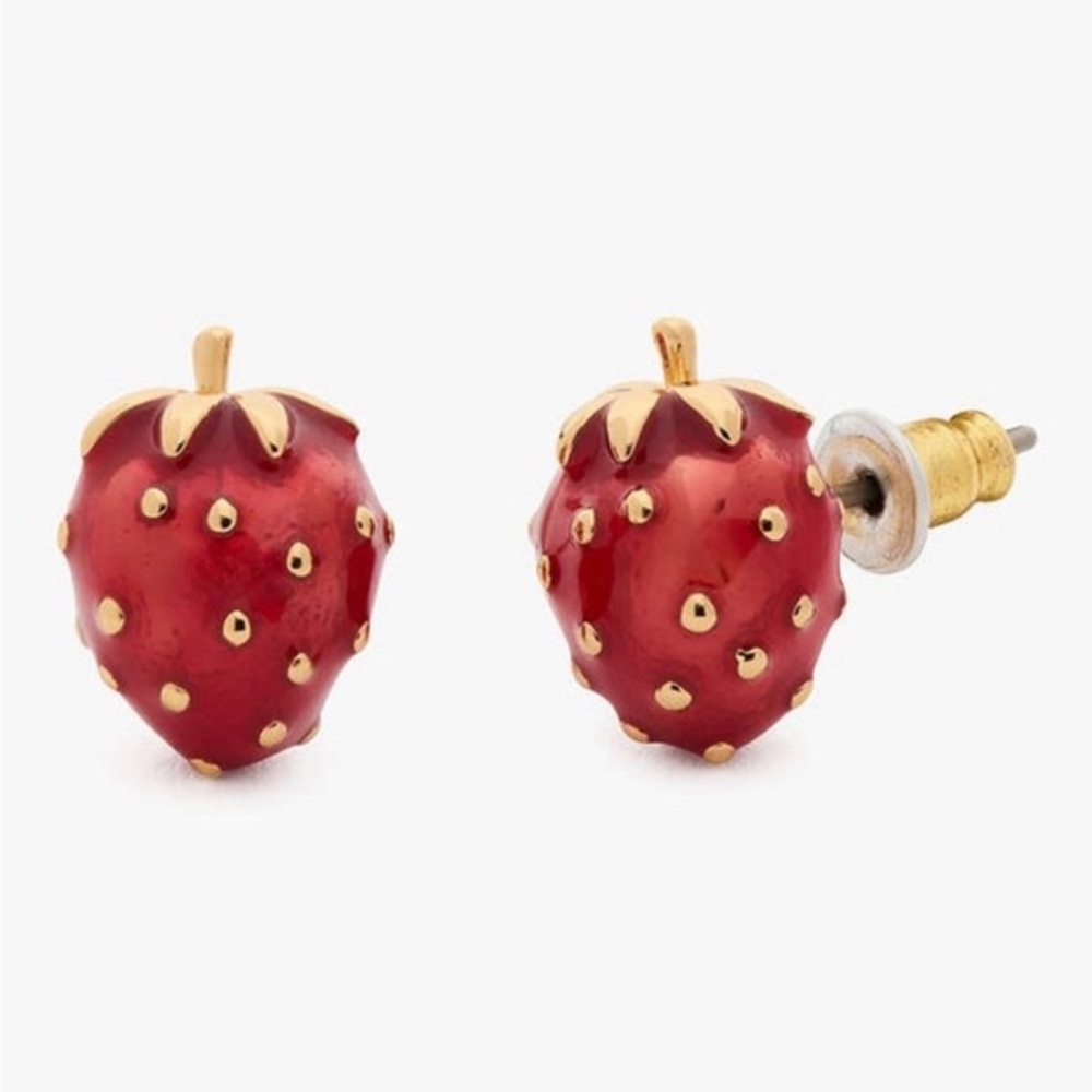 Kate Spade Strawberry Fields Studs
